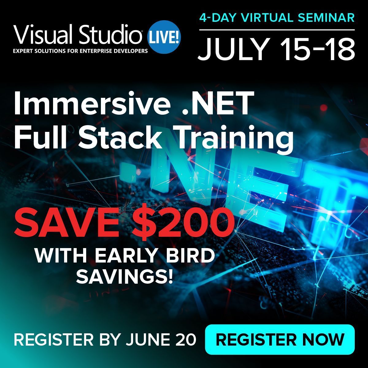 Live! 360 Technical Conferences (@live360events) on Twitter photo Did you know Early Bird Savings end tonight?
Join <a href="/skimedic/">Phil Japikse (MVP)</a> for a 4-day, hands-on deep dive—“Immersive .NET Full Stack Training”— into the full .NET stack, #EFCore, ASP .NET Core, #BlazorWebAssembly and more.
Save your seat: vslive.com/events/trainin… Did you know Early Bird Savings end tonight?
Join <a href="/skimedic/">Phil Japikse (MVP)</a> for a 4-day, hands-on deep dive—“Immersive .NET Full Stack Training”— into the full .NET stack, #EFCore, ASP .NET Core, #BlazorWebAssembly and more.
Save your seat: vslive.com/events/trainin…
