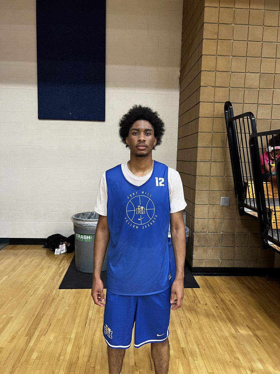 Fort Mills - AJ Washington a competitor showed elite cross court vision in today’s game. As well as demonstrating his athleticism and offensive bag. Look out for him in his senior year.