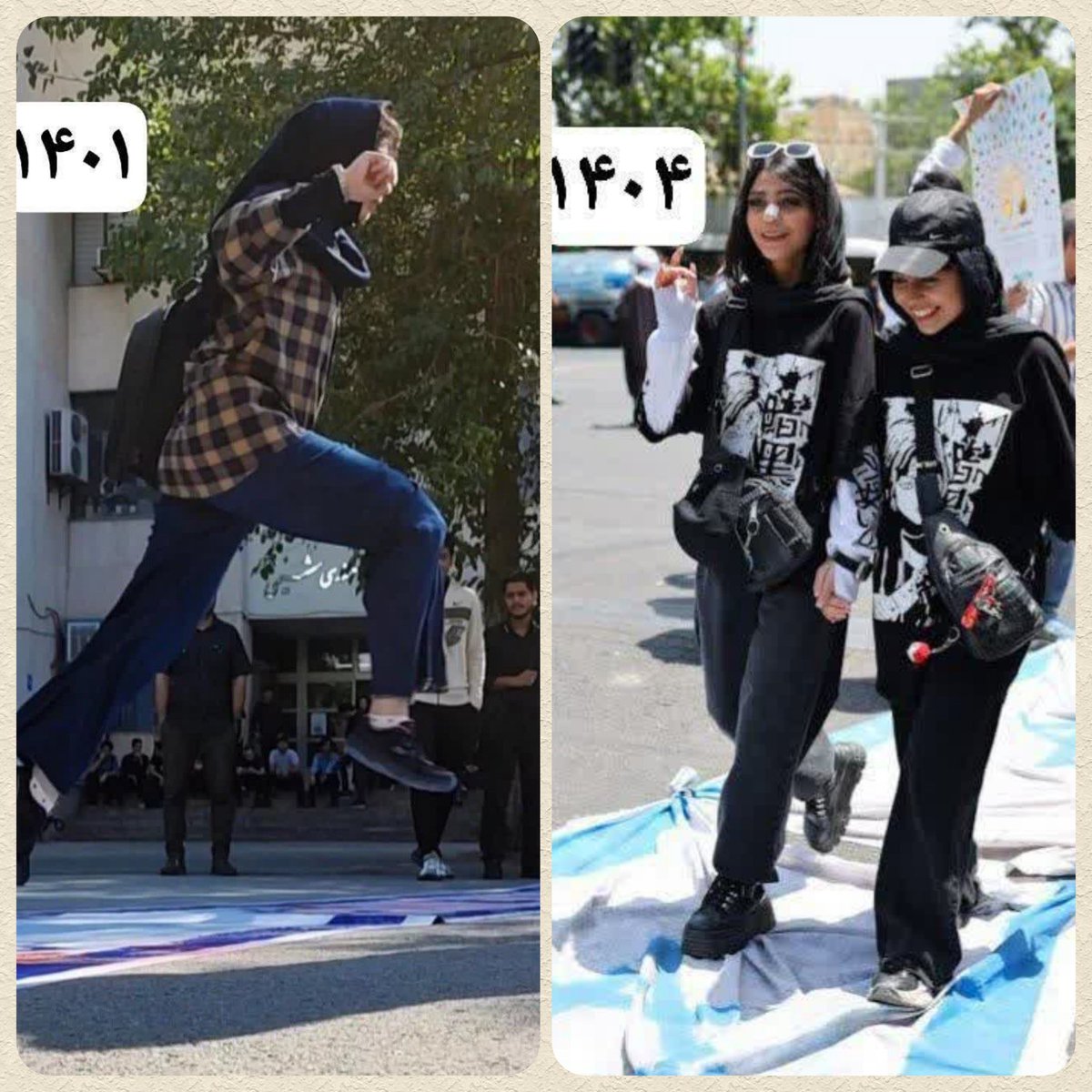 وقتی بیداری ملت رقم میخورد
سال 1401
و
1404 بعد حمله اسرائیل 

این شما رو یاد چه ضرب المثلی می ندازه؟