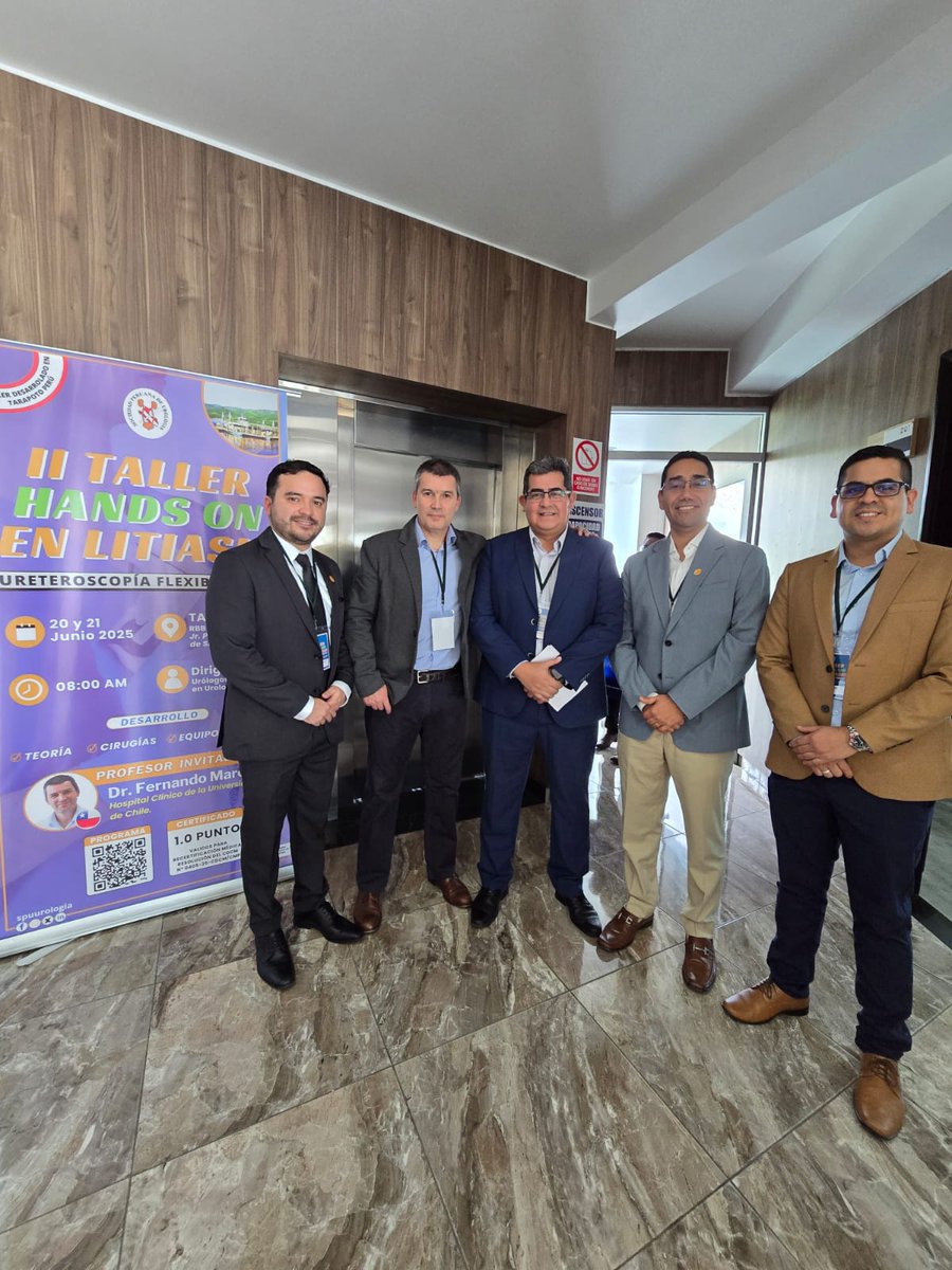 ESPACIO | LABORATORIOS Y SIMULADORES HANDS ON

II TALLER HANDS ON EN LITIASIS
Ureteroscopía Flexible (RIRS)

👨🏻‍⚕️ Profesor Invitado: Dr. Fernando Marchant 🇨🇱
📙 Programa: cutt.ly/orbeg1pE

📆 Fecha: 20 y 21 Junio 2025
🕗 Hora: 08:00 horas
🏫 Lugar: Tarapoto - RBB Brito Hotel