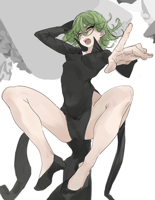 #100日チャレンジ #OnePunchMan
 8日目   タツマキ 