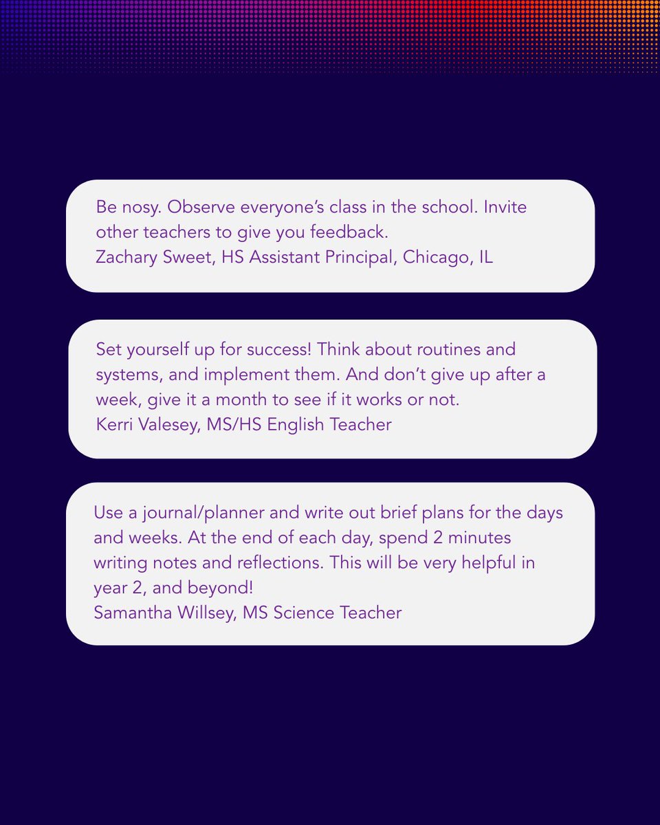 📝 Some of the best teaching advice doesn’t come from a textbook; it comes from moments that stick. 

These veteran educators share the unexpected lessons that changed their experiences of teaching: teachingchannel.com/k12-hub/blog/a….