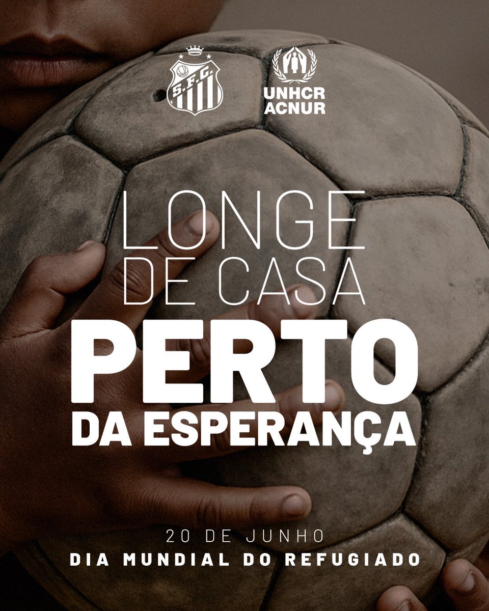 O futebol é uma linguagem universal. Vai além das fronteiras, das bandeiras e das línguas. E é por isso que o Santos FC se une à ACNUR, a Agência da ONU para Refugiados, na missão de acolher, apoiar e dar visibilidade às pessoas que foram forçadas a deixar seus lares em busca de