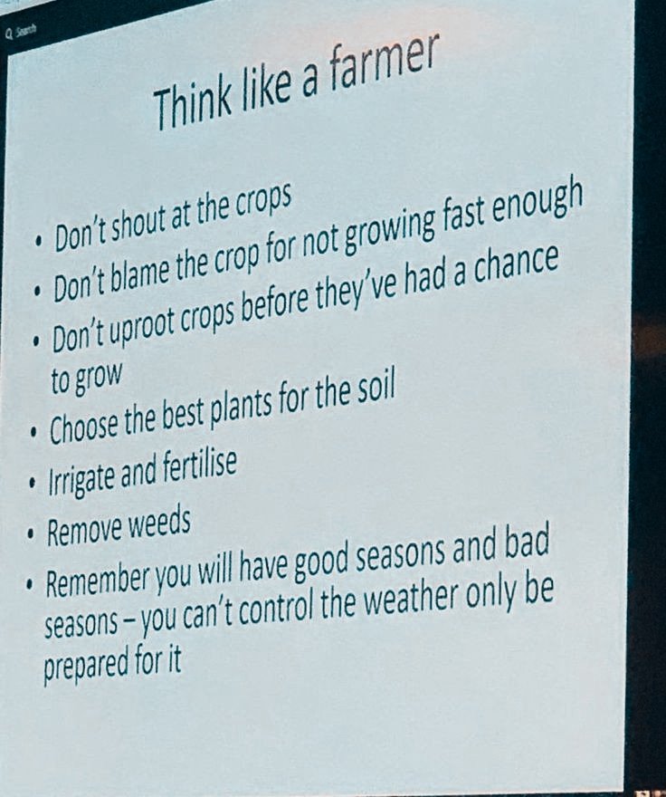 Think Like A Farmer.