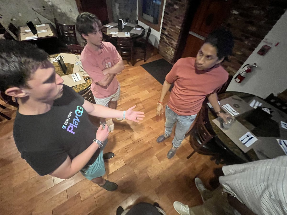 Web3Maryland's tweet image. We had a great meetup in Maryland yesterday with @standwithcrypto bringing the local blockchain community together 💥
Storm ⛈️ didn’t hold us.
#Web3MD #SWC
Big thanks to our co-hosts @bli_tools
Maryland Blockchain Association.