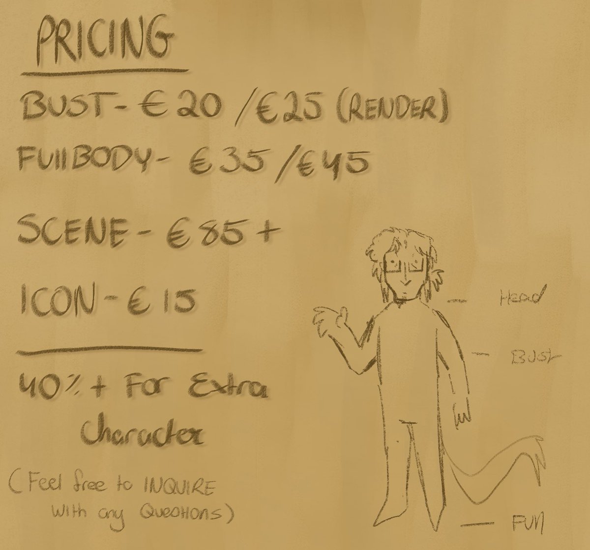 EDYPttps's tweet image. HII Comm post…
July sucks for comms since artfight so I’m tryna get stuff out early cause I have things to pay off and whatnot so here’s a simple sheet - feel free to ask anything
(Shares appreciated)