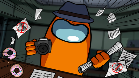 AmongUs3DGame's tweet image. 📸 GET ME PICS OF THE VIGILANTE 📸
send us screenshots, videos, or fanart of ur version of the Vigilante by tagging @AmongUs3DGame !!
we’re picking 4 winners every other week (June 27, July 11, July 25) to be front page news AND win the DUM Duo Vigilante Hood + Gloves !!