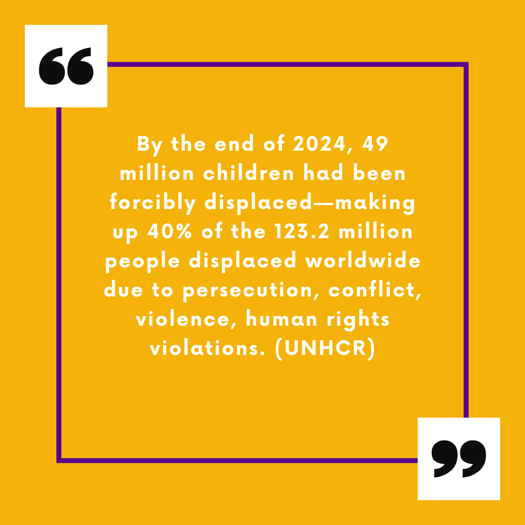 On #WorldRefugeeDay, we remember that children are among the most vulnerable to missing out on education. Almost half of the school-aged refugee population - 7.2 million refugee children - are out of school.

Like and share this post to honor the world's refugee children!