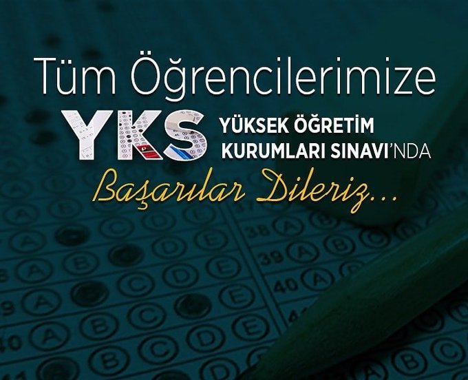 Aydın’dan YKS’ye Girecek Öğrencilere Başarı Diledi