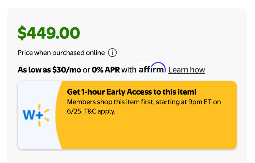 Switch 2 restock at Walmart on June 25! Walmart+ members get 1-hour early access starting at 9pm ET / 6pm PT

Switch 2: bit.ly/463J3x9
Mario Kart Bundle: bit.ly/44ryLFS

Sign up for Walmart+ here: bit.ly/467K6MH (included free with some credit cards)