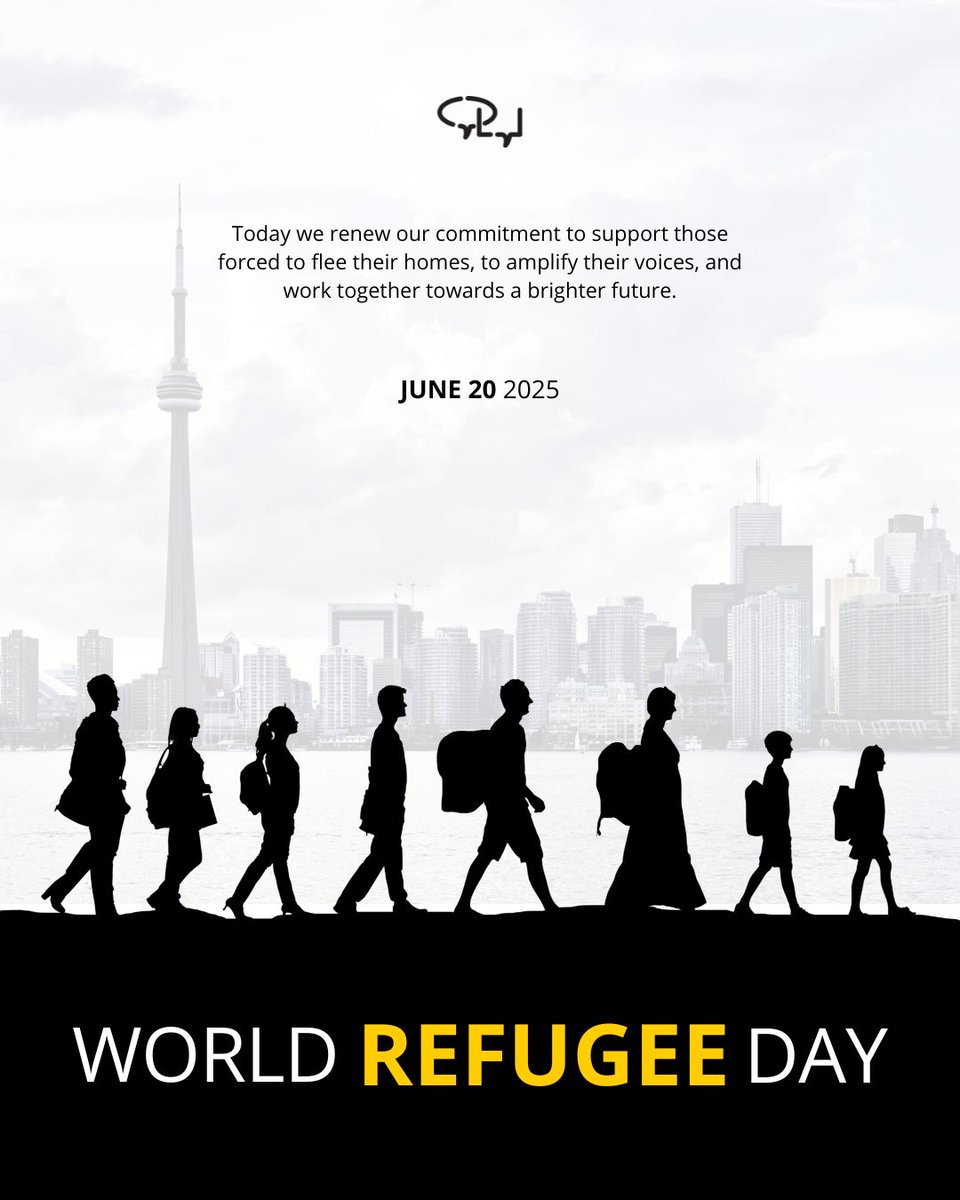 Today, we honour the strength and resilience of those who have been forced to flee their homes in search of safety. We celebrate their contributions, and renew our commitment to build a community where everyone can thrive in safety, peace, and belonging. #WorldRefugeeDay