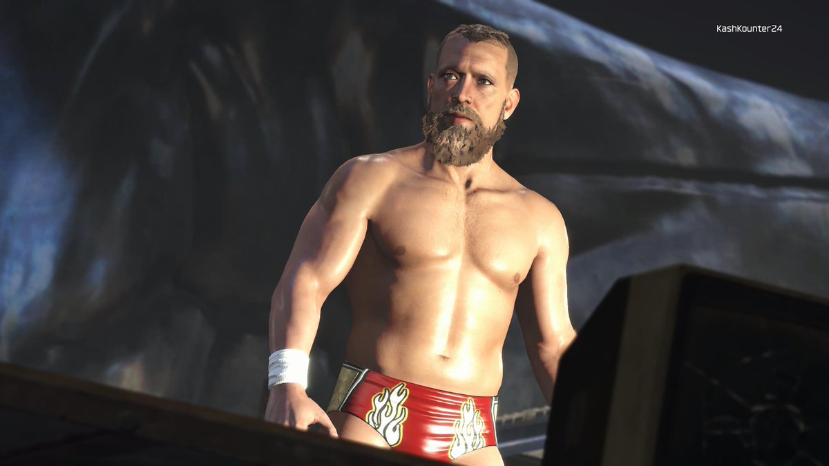 Bryan. D from total divas uploaded to CC! 
<a href="/Kamillion2k/">swagmachine7</a> did the attires
<a href="/HarvAddy/">Harv</a> did the moveset and tendencies 
And I got the body texture from <a href="/Defract/">Defract</a> patreon (highly recommend checking it out, linked under this tweet)