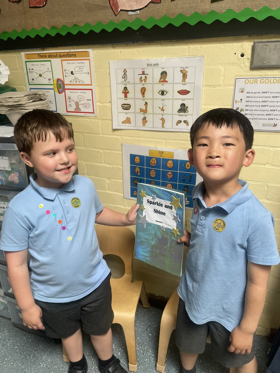 Sparkle and Shine ambassadors for showing EMPATHY  this week- Ellis and Seb! Well done! 🤗🙌🏻
