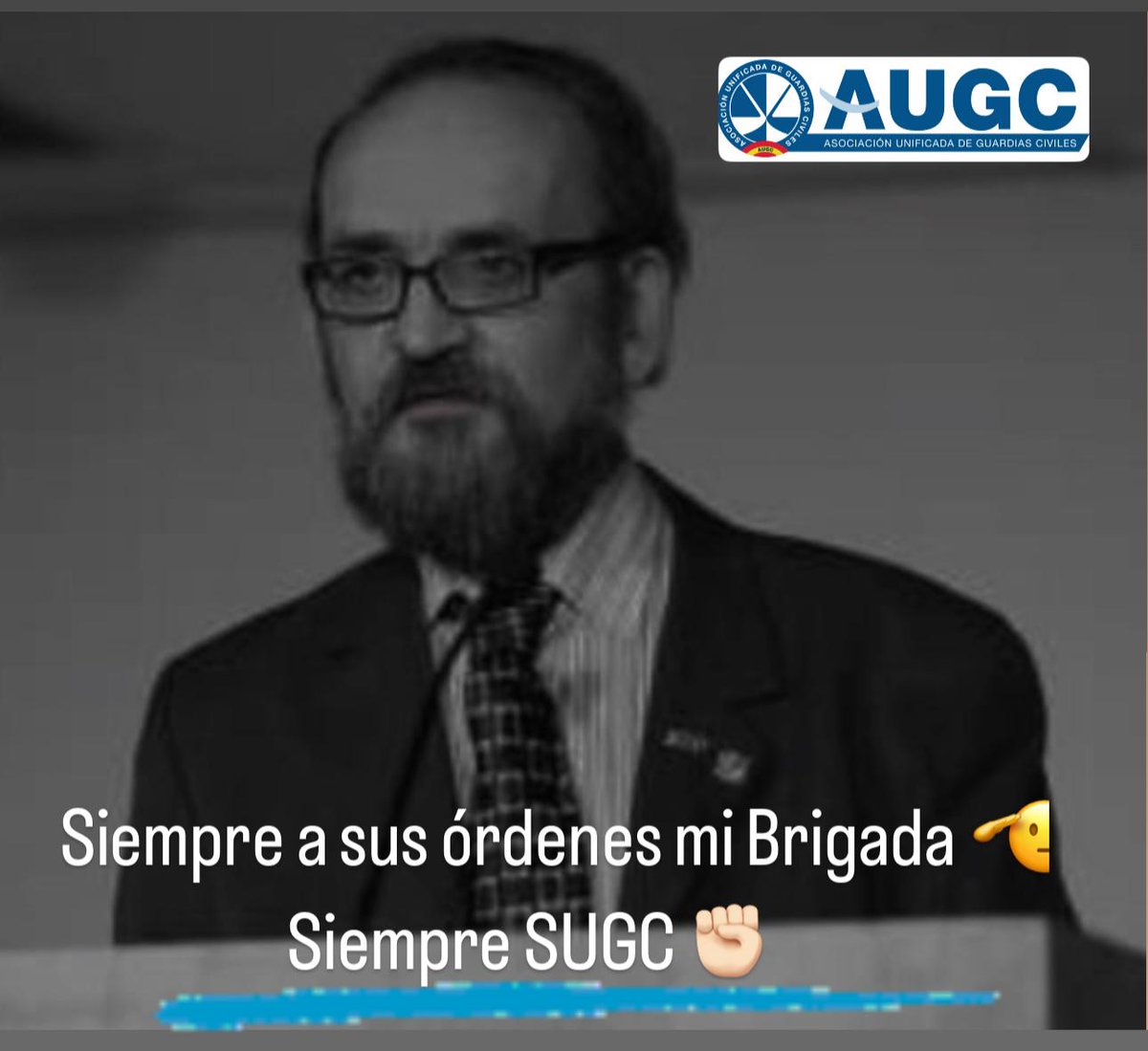 AUGC Acción Asociativa (@augc_accionasoc) on Twitter photo No puedo por más que alegrarme de la readmisión del Brigada Morata, nuestro fundador que sufrió la más dura represión por defender nuestros derechos.
No se ha parado de luchar en <a href="/AUGC_Comunica/">AUGC Guardia Civil 🇪🇸</a> por restituirle, al final se ha logrado.
Siempre a sus órdenes mi Brigada.
Orgulloso No puedo por más que alegrarme de la readmisión del Brigada Morata, nuestro fundador que sufrió la más dura represión por defender nuestros derechos.
No se ha parado de luchar en <a href="/AUGC_Comunica/">AUGC Guardia Civil 🇪🇸</a> por restituirle, al final se ha logrado.
Siempre a sus órdenes mi Brigada.
Orgulloso