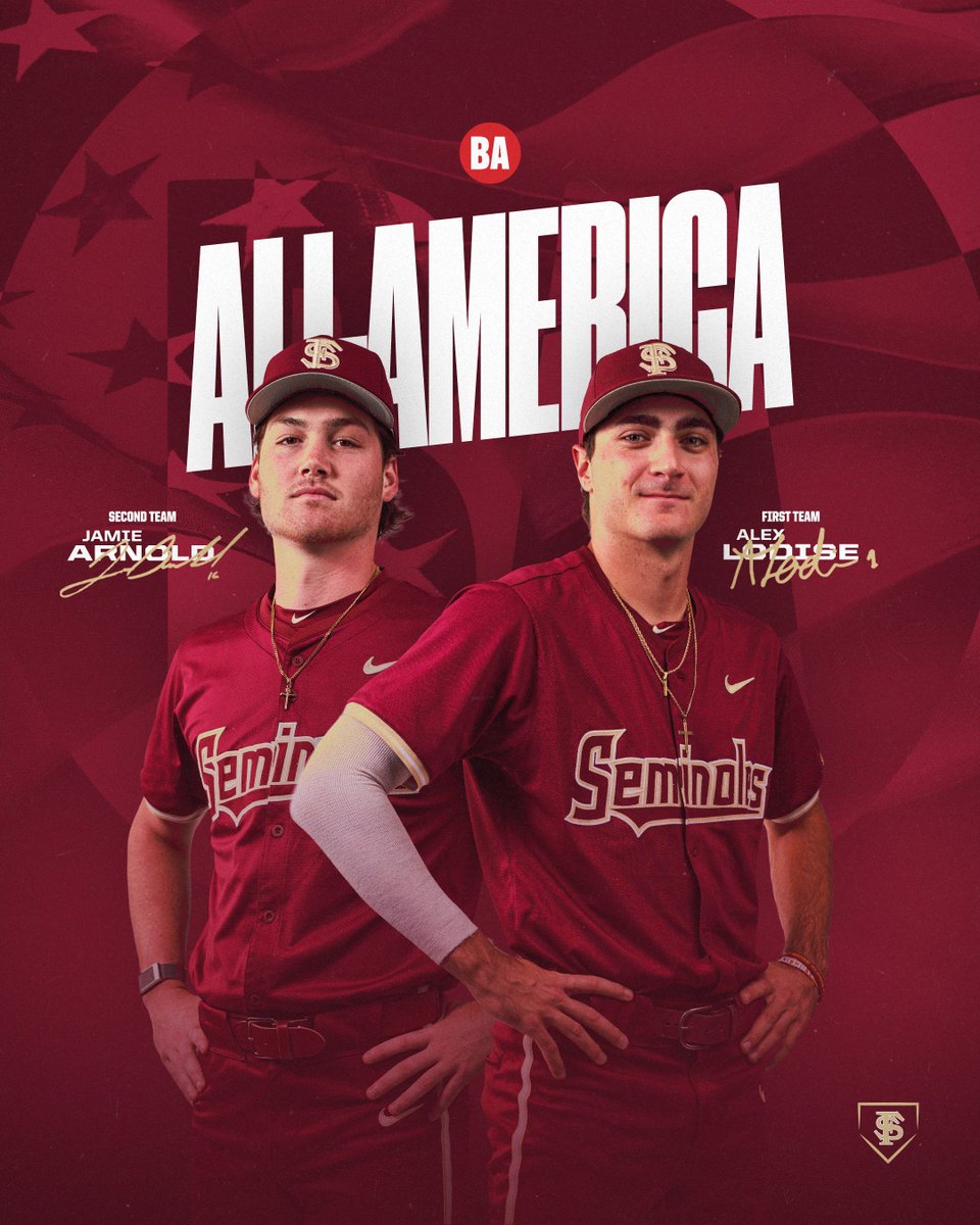 FSU Baseball (@fsubaseball) on Twitter photo Two of the best in the country, and another set of All-America accolades for Alex Lodise and Jamie Arnold! 🇺🇸 Two of the best in the country, and another set of All-America accolades for Alex Lodise and Jamie Arnold! 🇺🇸