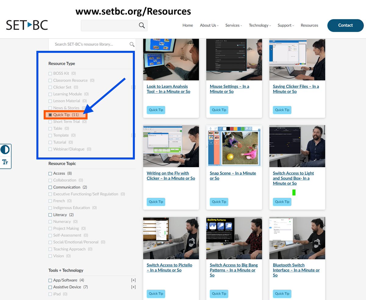We've added lots of new "In a Minute or So" videos to our resources! But school's almost out. So, in September, we'll share them here. Can't wait? Visit ow.ly/jUm550Wb7ZJ. Maybe bookmark it. They will grow!

#QuickTips #VideoTutorials #AssistiveTech #TeachingResources #BCEd
