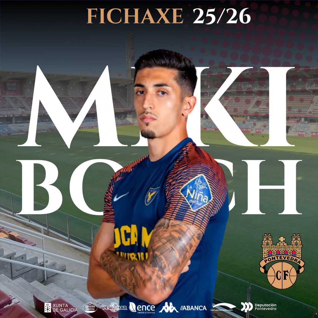 OFICIAL ✍️ | Miki Bosch, novo xogador do Pontevedra CF 

🔗 pontevedracf.com/es/news/oficia…

Bienvenido a tu nueva casa, Miki‼️

#𝐆𝐑𝐀𝐍𝐀𝐓𝐄®️