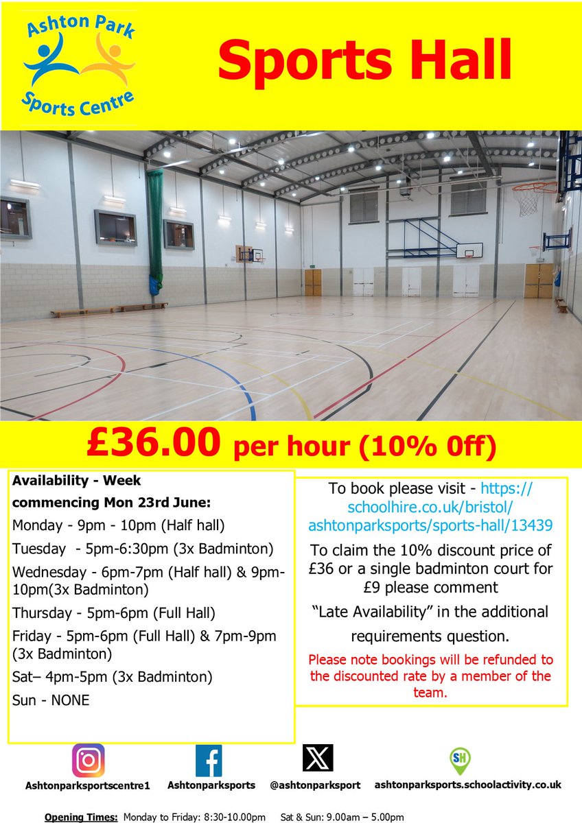 Looking for last minute availability? Take a look at the availability we have left for the week commencing Monday 23rd June with a 10% discount! 
Comment "Late availability" in the additional requirements question to claim.