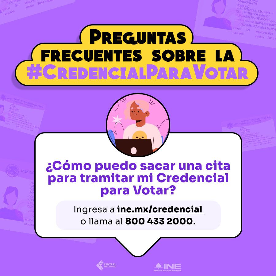 ¿Sabes dónde solicitar una cita para tramitar tu #CredencialParaVotar? Aquí te lo decimos. 👇 ine.mx/credencial