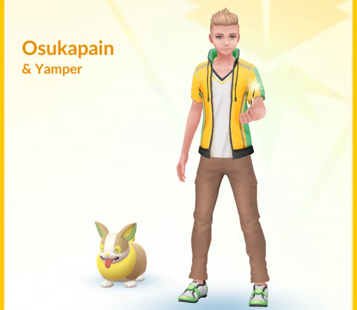 osukapain's tweet image. Here’s your Yamper and Boltund drip of the day 🌟

#DripKing
#Stylesavant
#pokemongo