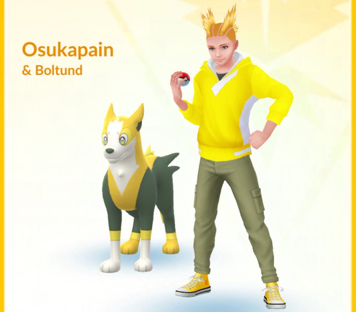 osukapain's tweet image. Here’s your Yamper and Boltund drip of the day 🌟

#DripKing
#Stylesavant
#pokemongo