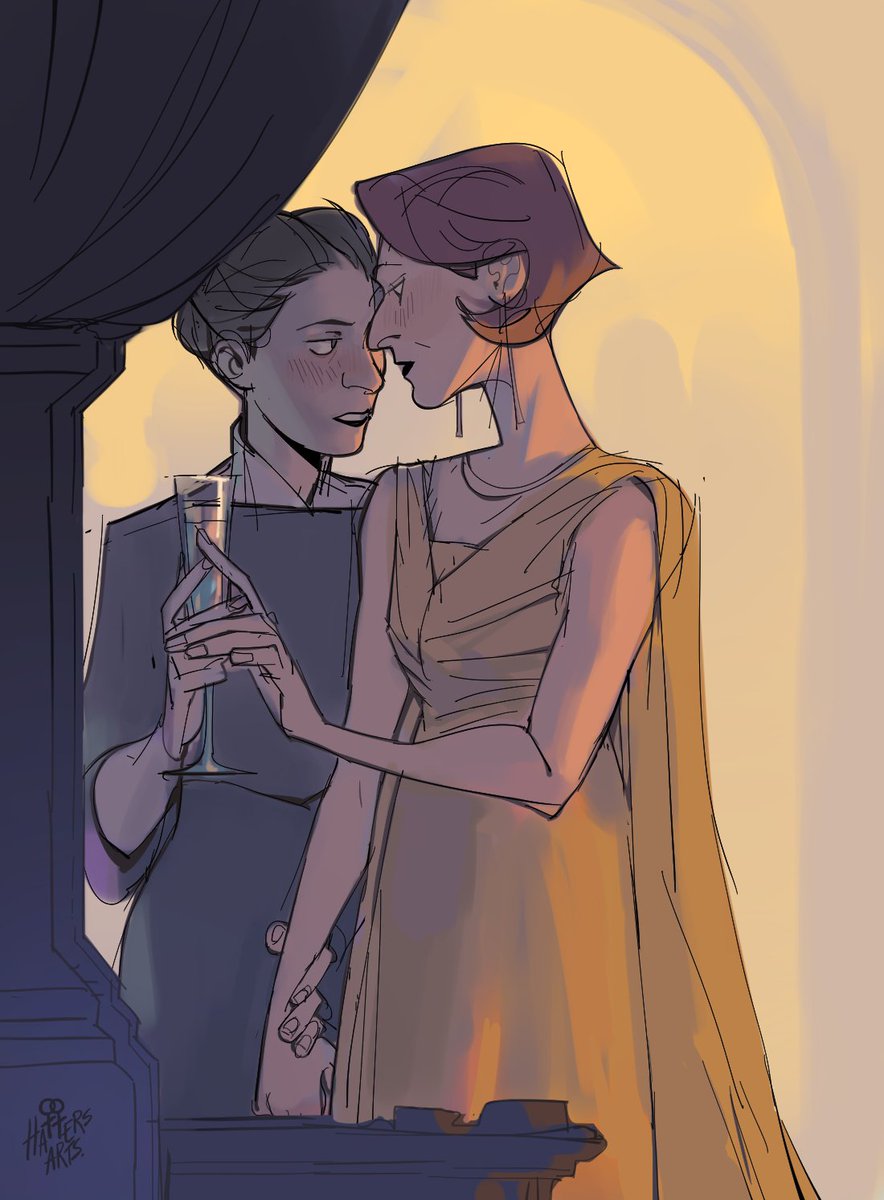 hattersarts's tweet image. party favours (mon mothma/kleya)