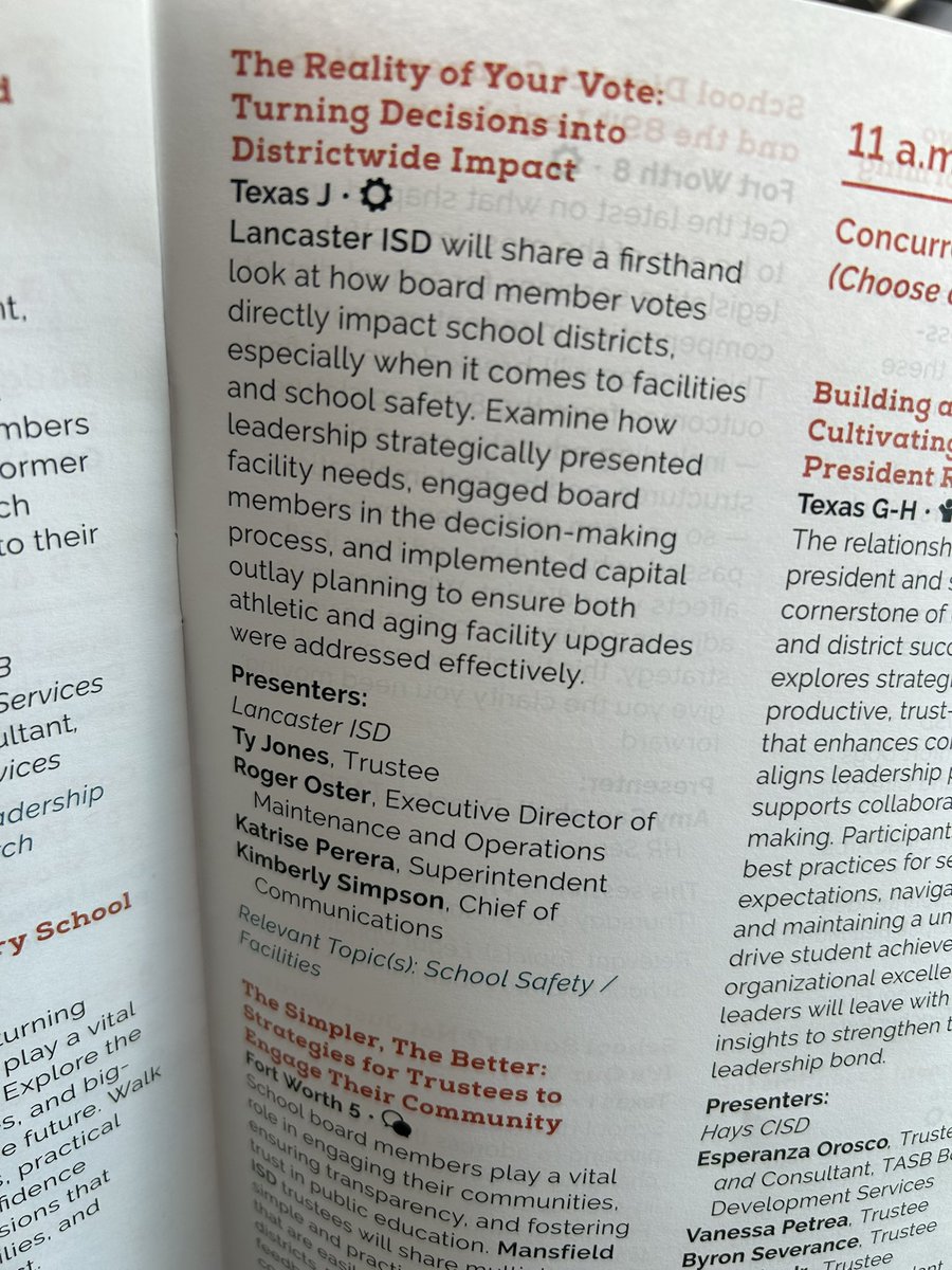 Lancaster ISD (@lancasterisd) on Twitter photo Proud to have these Tigers represent <a href="/LancasterISD/">Lancaster ISD</a> at the @TASBNews Summer Leadership Institute! They shared our district’s story and real insight on the impact of board decisions & leadership at every level. <a href="/drcasscarr/">Dr. Cassandra Barker (she/her)⚜️</a> <a href="/ksimpsonPRpro/">Kimberly Simpson</a> @LISD_ops <a href="/TyGJones/">Ty G Jones - Advisor•Advocate•Educator</a> #TASBSLi <a href="/akperera/">Dr. A. Katrise Lee-Perera⚜️</a> Proud to have these Tigers represent <a href="/LancasterISD/">Lancaster ISD</a> at the @TASBNews Summer Leadership Institute! They shared our district’s story and real insight on the impact of board decisions & leadership at every level. <a href="/drcasscarr/">Dr. Cassandra Barker (she/her)⚜️</a> <a href="/ksimpsonPRpro/">Kimberly Simpson</a> @LISD_ops <a href="/TyGJones/">Ty G Jones - Advisor•Advocate•Educator</a> #TASBSLi <a href="/akperera/">Dr. A. Katrise Lee-Perera⚜️</a>