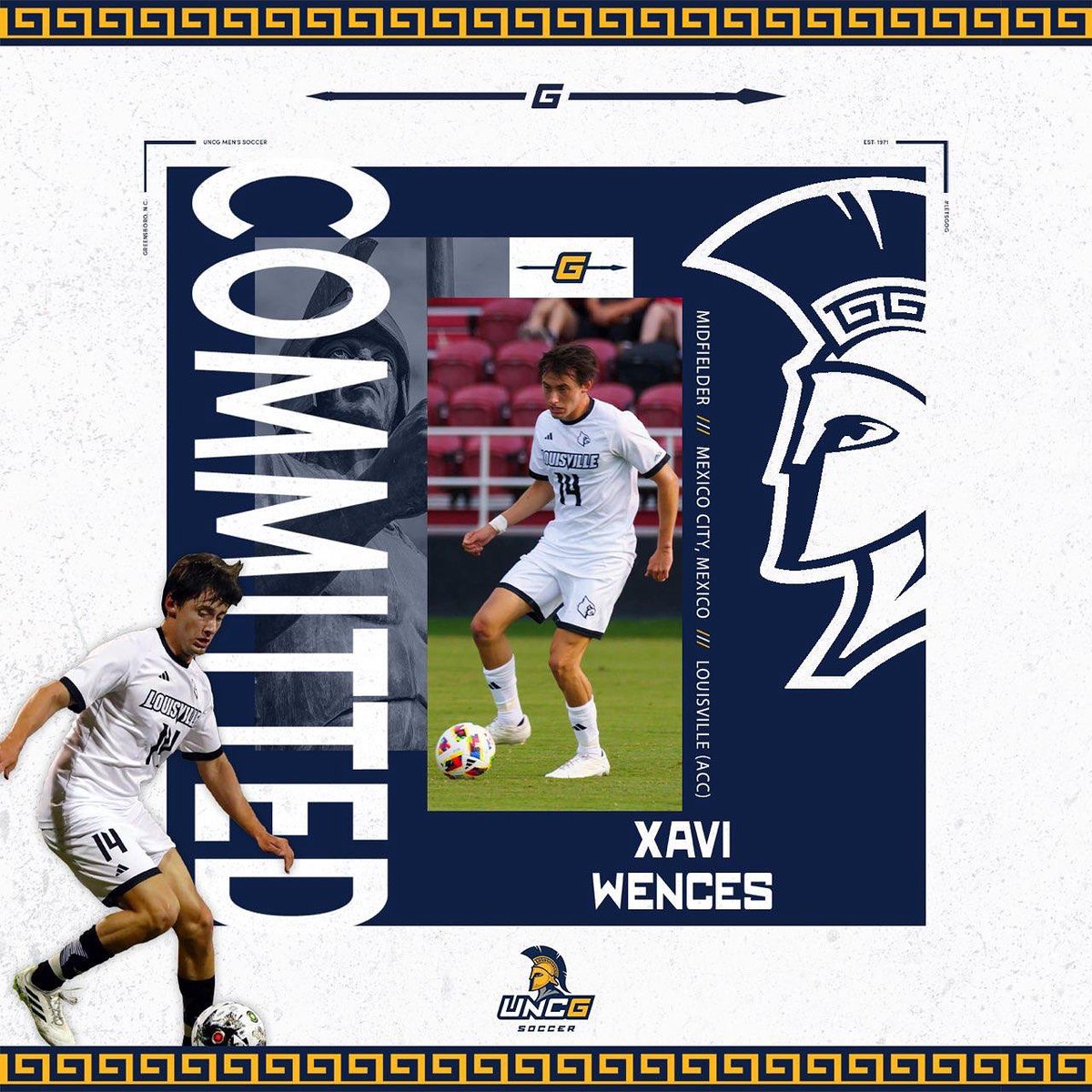Welcome, Xavi Wences! ✍️

Xavi is transfer from the University of Louisville. He brings a wealth of experience and will be an impact player for the Spartans.

Welcome to the family! #letsgoG