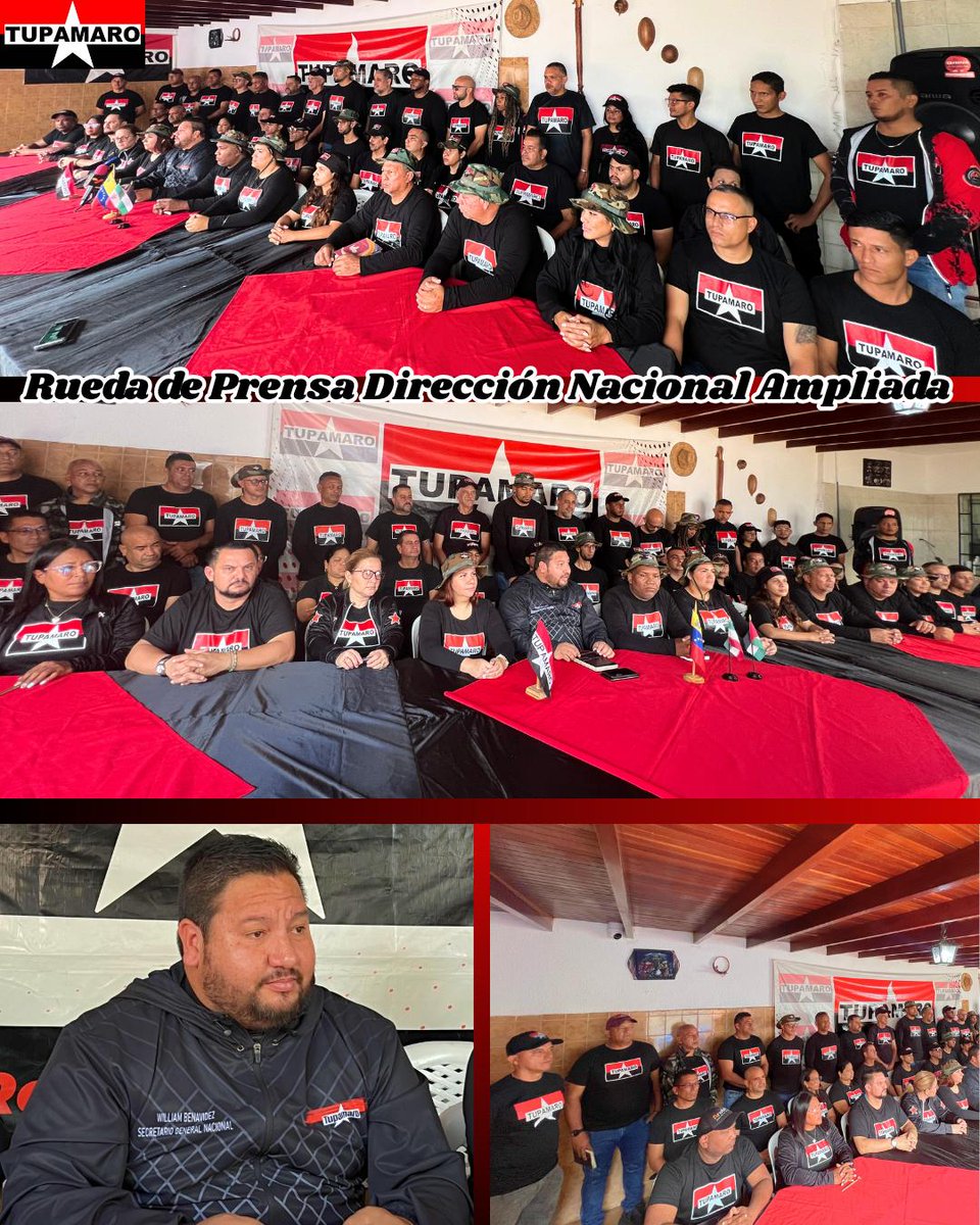 En Rueda de Prensa 🔴⚫
Nuestro camarada y  Secretario General Nacional Williams Benavides: "Para nosotros ser candidato, ser Diputado Nacional, ser Diputado, legislador Regional, ser Alcalde o Concejal, para nosotros es una misión revolucionaria.

#TupamaroEjemploDeLucha
