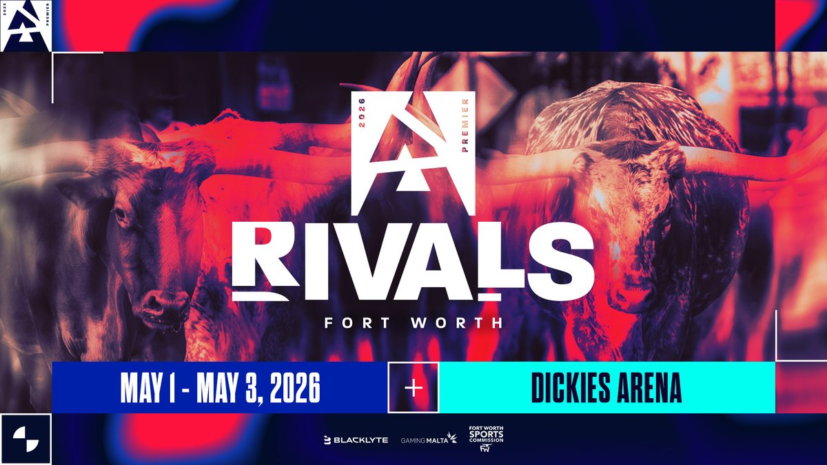 Texas we're coming back to you in 2026 as we head to the Dickies Arena in Fort Worth for the BLAST Premier Rivals! 🤠

📅 1st-3rd May
🏟️ Dickies Arena
📍 Fort Worth, Texas

👉 blast.tv/cs/news/Counte…

#BLASTPremier