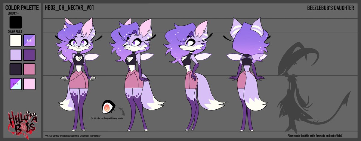 Nectar Model Sheet for <a href="/JesRarity/">JesRarity 💚</a>
