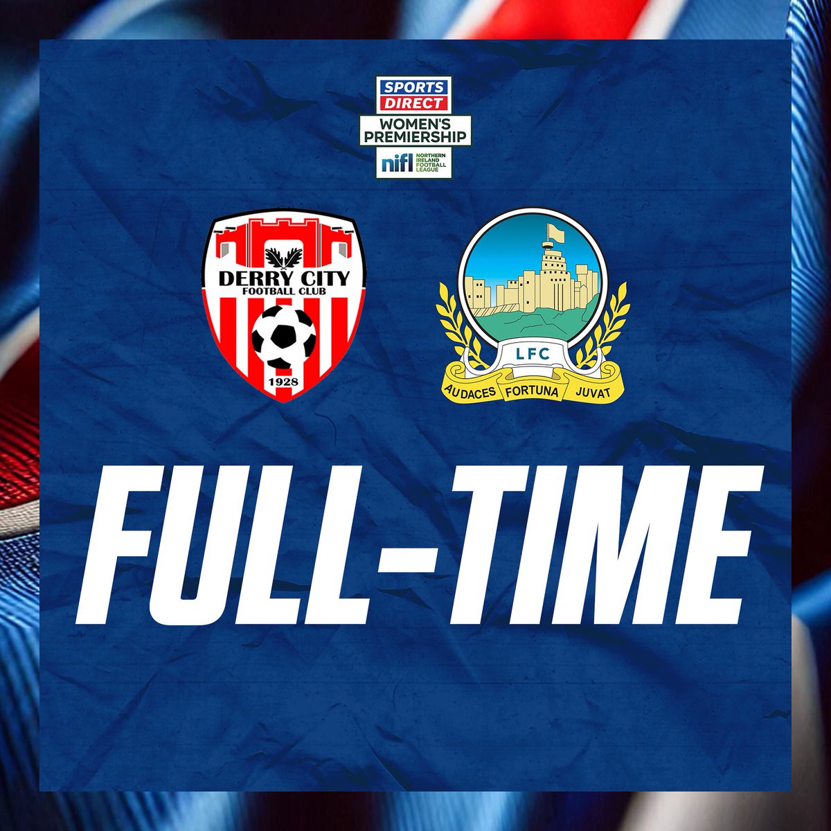 𝗙𝗨𝗟𝗟-𝗧𝗜𝗠𝗘 ⏰ 

A 4-0 win on the road thanks to goals from Hannah Doherty, Eve Reilly, Cora Chambers and Keri Halliday 🔵💪

#COYB #AFJ