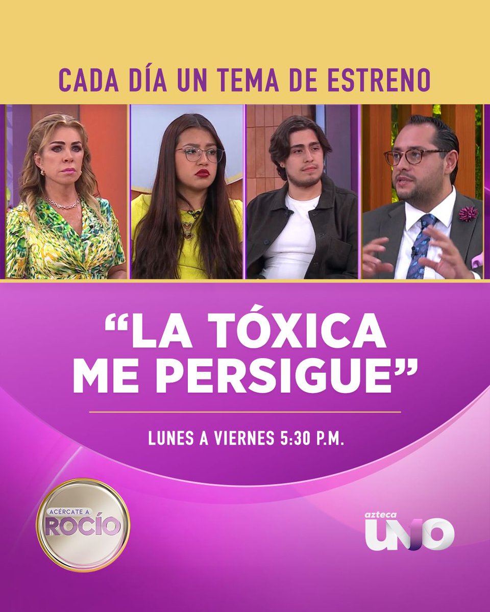 Ella dice estar arrepentida de sus actos, ¿será cierto? 🥺 

Descúbrelo con nosotros a las 5:30 p.m. por Azteca UNO! 📺 #AcércateARocío