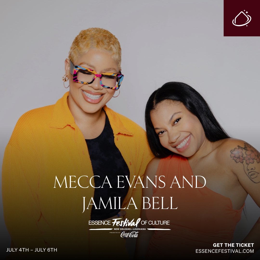 ME AND MECCA WILL BE AT ESSENCE FEST AS PANELIST!!!!