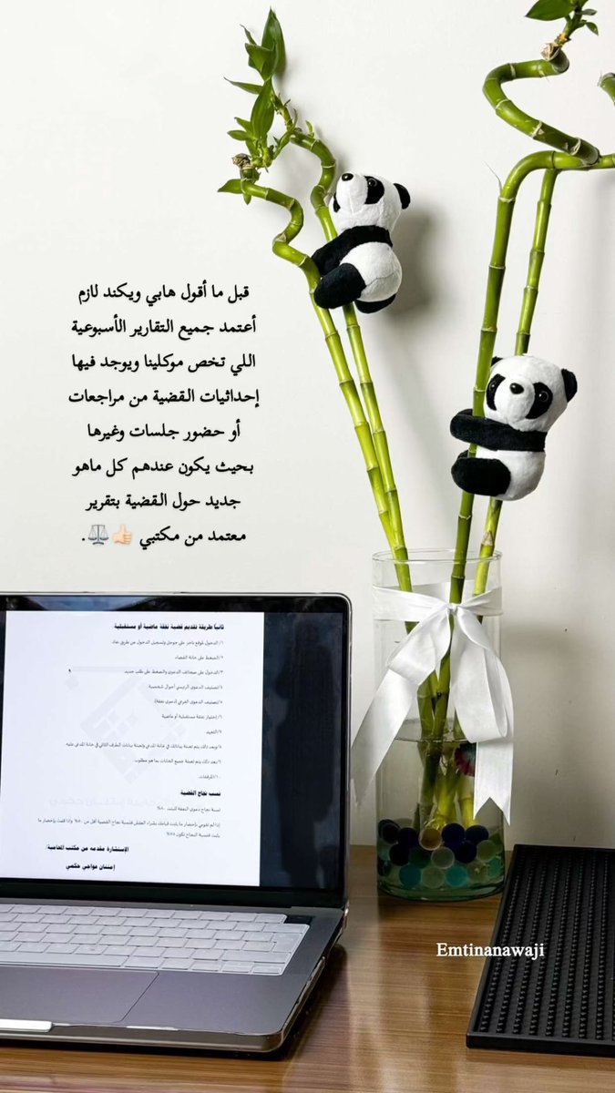 Emtinanalhakami's tweet photo. اعتماد كتابة التقارير يريح بالكم كثييييير👍🏻
#riyadh #المحاماة https://t.co/hr42DF5pA7