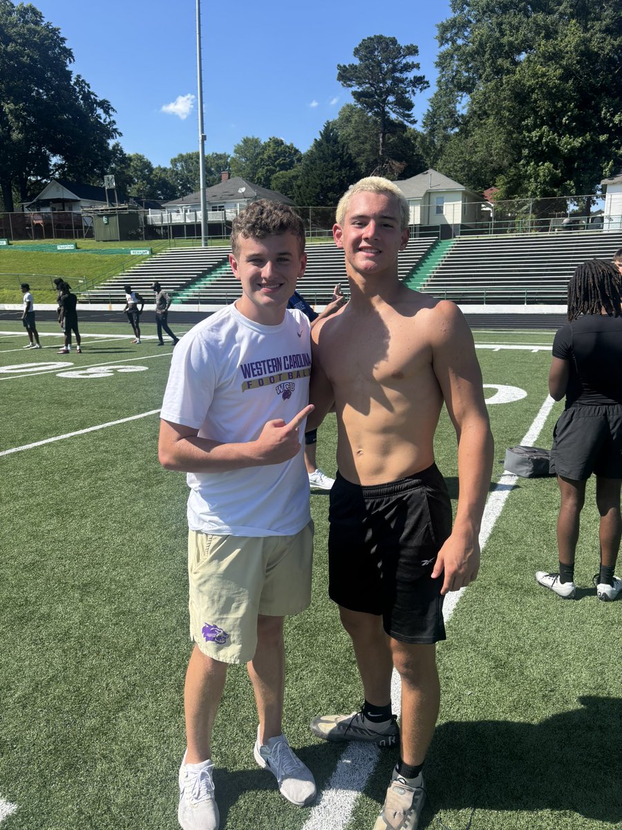 CadeSanfilippo's tweet photo. had a great time at the @Catamounts football camp! Thanks to @Mayer1211 and @CoachDvorchik_  for coaching me up 
@Coach_Hendo339 @butler2010_sam 
Keep working 💪💪 https://t.co/gwBpe2u8fZ