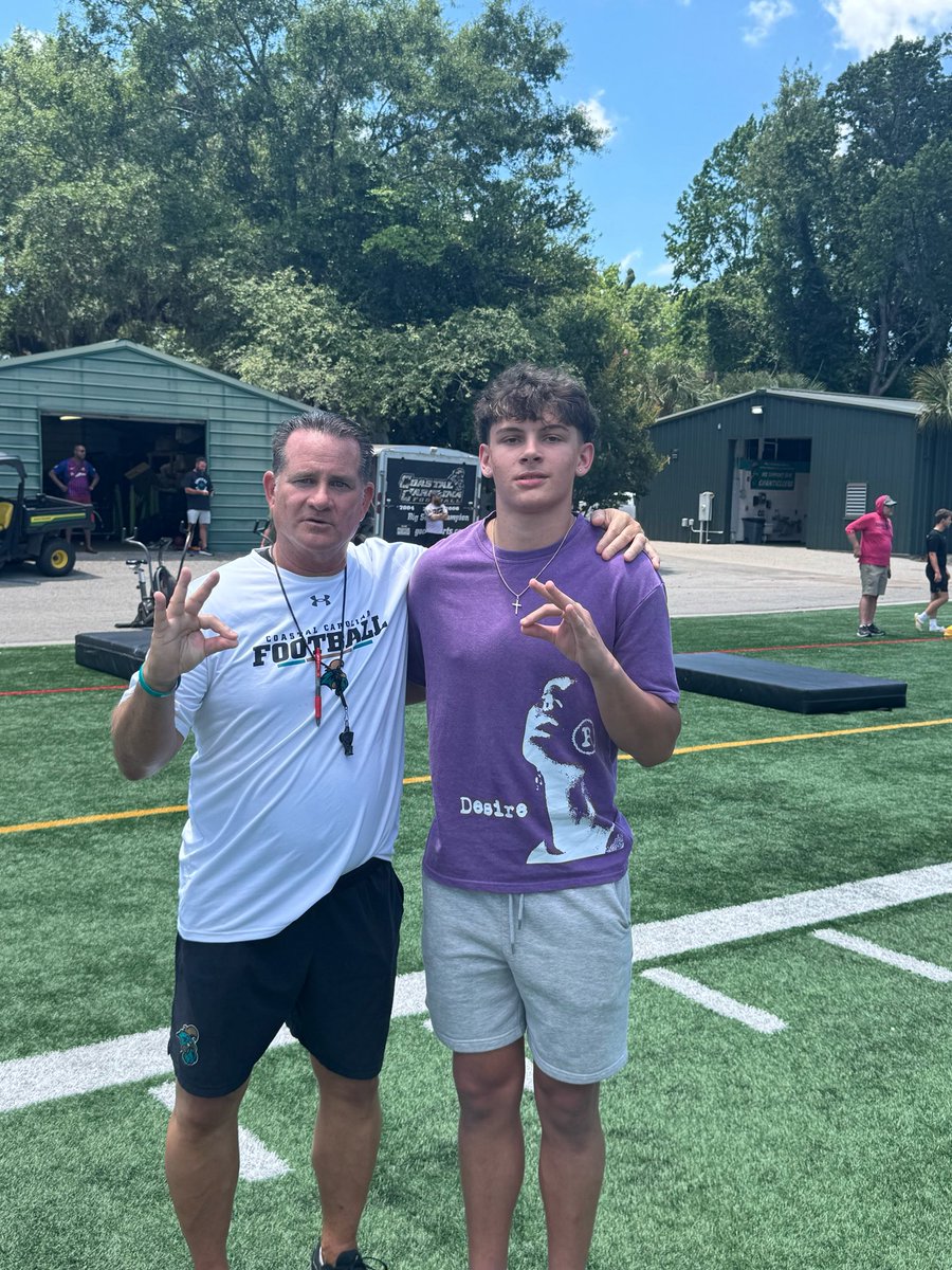 Kaiden Brewer (@kaiden_brewer1) on Twitter photo Had a great Visit at <a href="/CoastalFootball/">Coastal Football</a> It was a pleasure seeing the campus and meeting the coaches and staff!
<a href="/Coachtimbeck/">Tim Beck</a> <a href="/ScottAligo/">𝗦𝗖𝗢𝗧𝗧 𝗔𝗟𝗜𝗚𝗢</a> <a href="/Coach_J_Johnson/">Jeremiah Johnson</a> <a href="/CoachCParrott/">Coach Chris Parrott</a>
<a href="/cjrecruiting2/">CJ Recruiting + NIL</a> <a href="/IMGAFootball/">IMG Academy Football</a> Had a great Visit at <a href="/CoastalFootball/">Coastal Football</a> It was a pleasure seeing the campus and meeting the coaches and staff!
<a href="/Coachtimbeck/">Tim Beck</a> <a href="/ScottAligo/">𝗦𝗖𝗢𝗧𝗧 𝗔𝗟𝗜𝗚𝗢</a> <a href="/Coach_J_Johnson/">Jeremiah Johnson</a> <a href="/CoachCParrott/">Coach Chris Parrott</a>
<a href="/cjrecruiting2/">CJ Recruiting + NIL</a> <a href="/IMGAFootball/">IMG Academy Football</a>