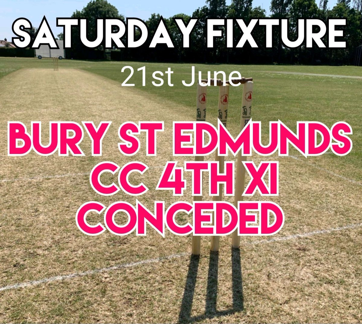 🏏  Unfortunately, today’s opposition has conceded the match.
But the squad is still putting in the work.

🕑 Training from 2PM 🏏 Match-style session 3PM

All are welcome to come down, get involved, or support from the sidelines. #ClubCricket #TrainingContinues #MatchDayPrep