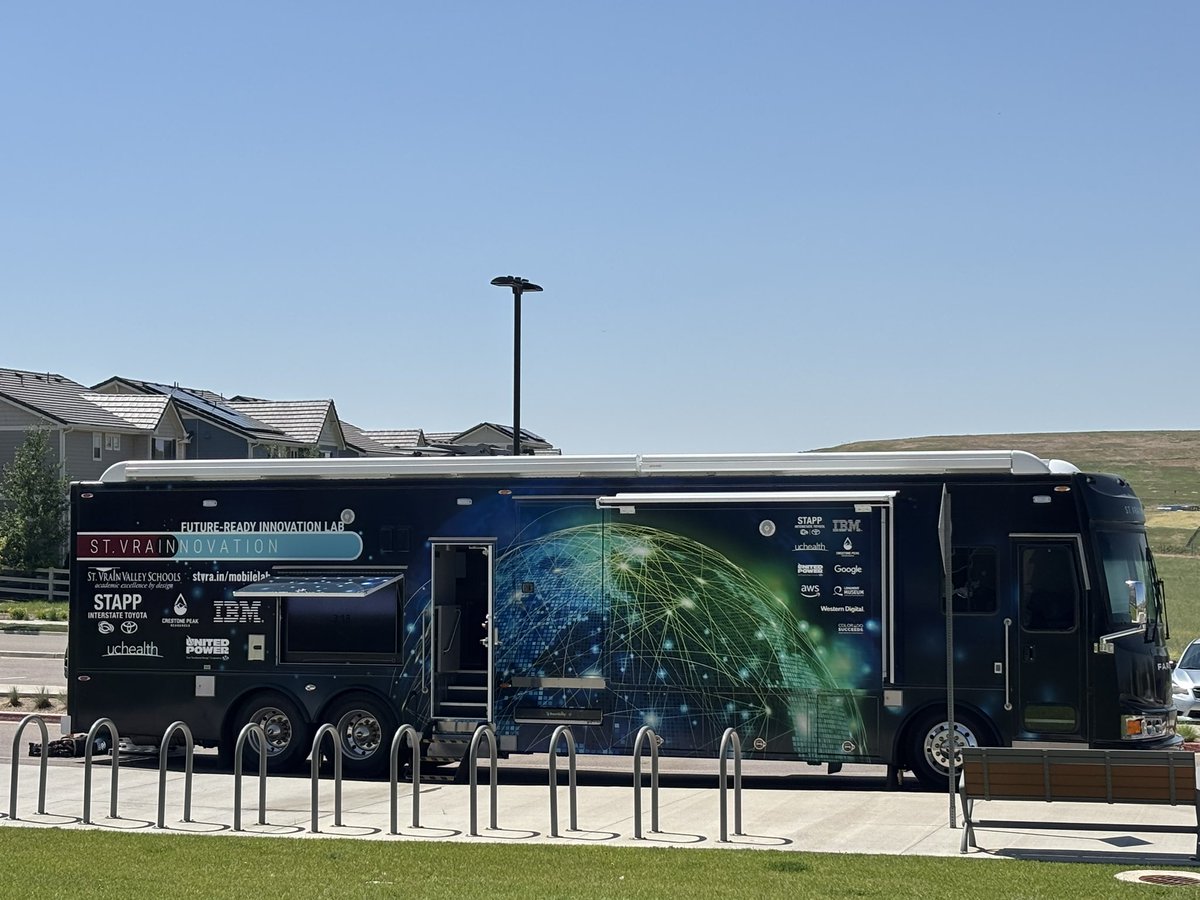 The Future-Ready Innovation Lab (@svvsdmobilelabs) on Twitter photo To wrap up the week, we had great visits with the Mobile Lab to Project Launch <a href="/SHPK8/">Cyrus Weinberger</a> on Thursday, and Community Schools <a href="/HESHawksSVVSD/">Principal Ball</a> today! #StVrainStorm <a href="/SVVSD/">St. Vrain Valley Schools</a> To wrap up the week, we had great visits with the Mobile Lab to Project Launch <a href="/SHPK8/">Cyrus Weinberger</a> on Thursday, and Community Schools <a href="/HESHawksSVVSD/">Principal Ball</a> today! #StVrainStorm <a href="/SVVSD/">St. Vrain Valley Schools</a>