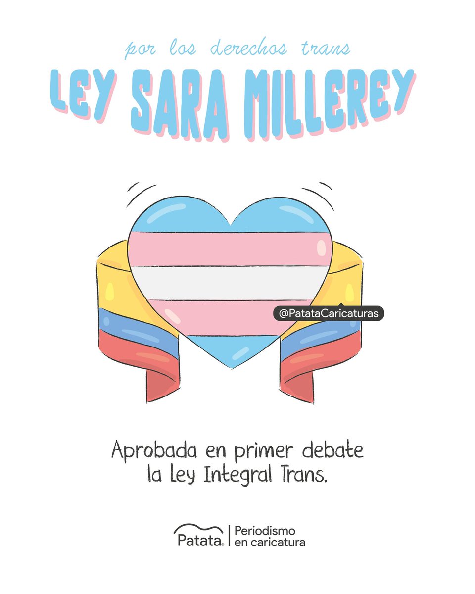 🇨🇴 Aprobada en primer debate la Ley Integral Trans.
🧵