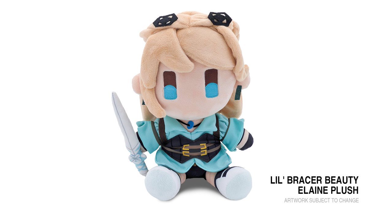 Screaming at the Elaine plush. She is perfect. 

🤩🤩💚💚