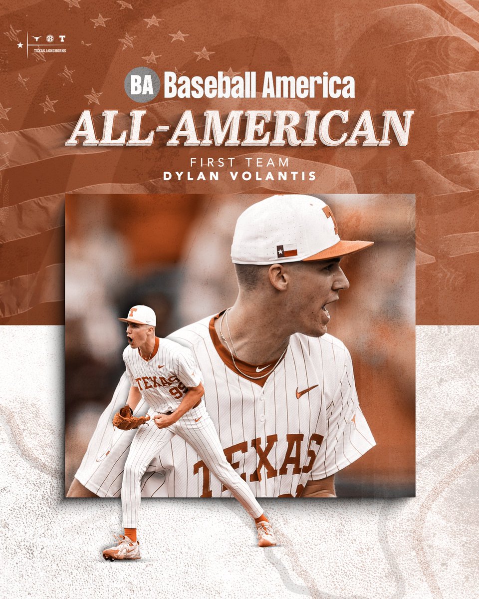 Mr. All-American 🇺🇸

#HookEm | <a href="/DylanVolantis/">Dylan Volantis</a> | <a href="/BaseballAmerica/">Baseball America</a>