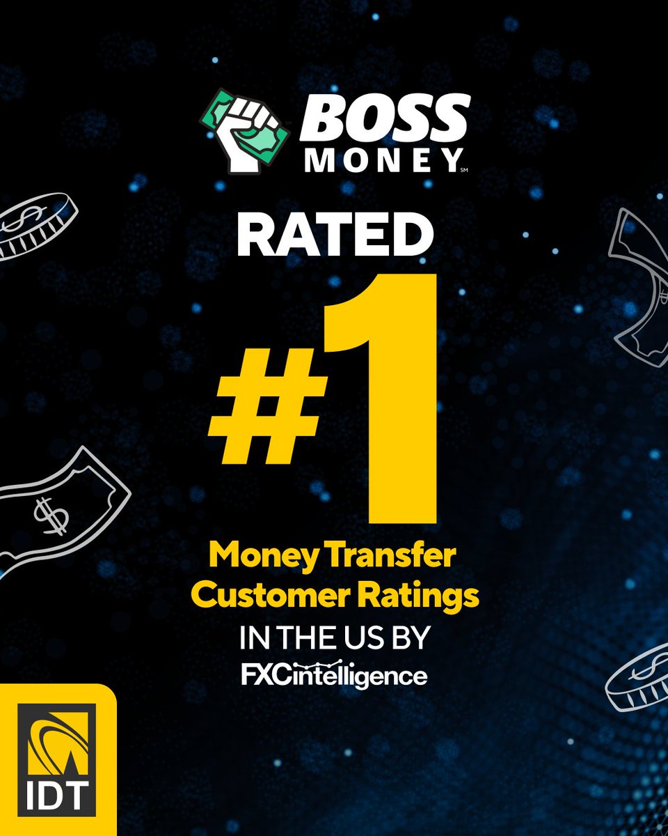 Proud moment for the team at  BOSS Money! 📷
We are grateful to our customers who ranked BOSS Money #1 among money transfer providers in the USA for 2025.

Let’s keep raising the bar for the people who rely on us the most! 💪🌎

For full report: bit.ly/3T27rb6
