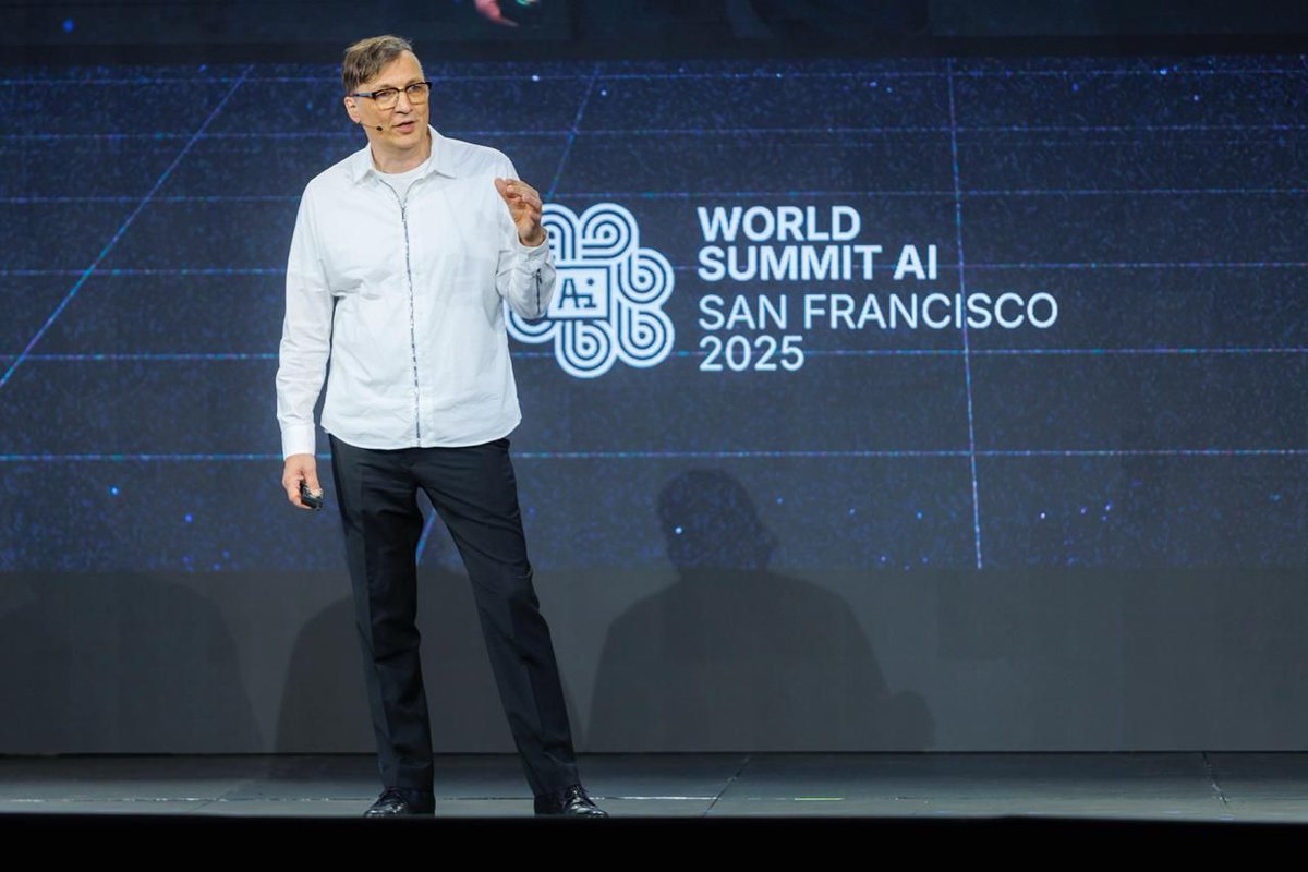 TheHatchAgency's tweet image. At the 2025 @WorldSummitAI, @ipoupyrev, CEO of @PhysicalAI, shared the possibilities of Physical AI in a future where machines don’t just compute, they perceive. Ivan explained how Archetype uses sensor data and foundation models for real-time understanding of the physical world.
