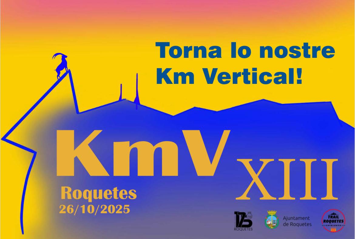 Torna lo nostre KMVertical! 
Aviat més informació!
TRAIL ROQUETES
Salut, cames i muntanya.