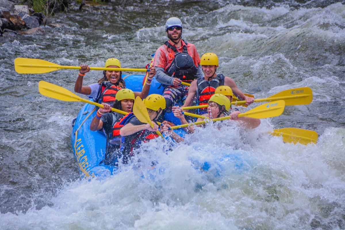 Seven years and still not a single Raven has fallen overboard on our annual raft trip! <a href="/DSOUTHAthletics/">Denver South Athletics</a>