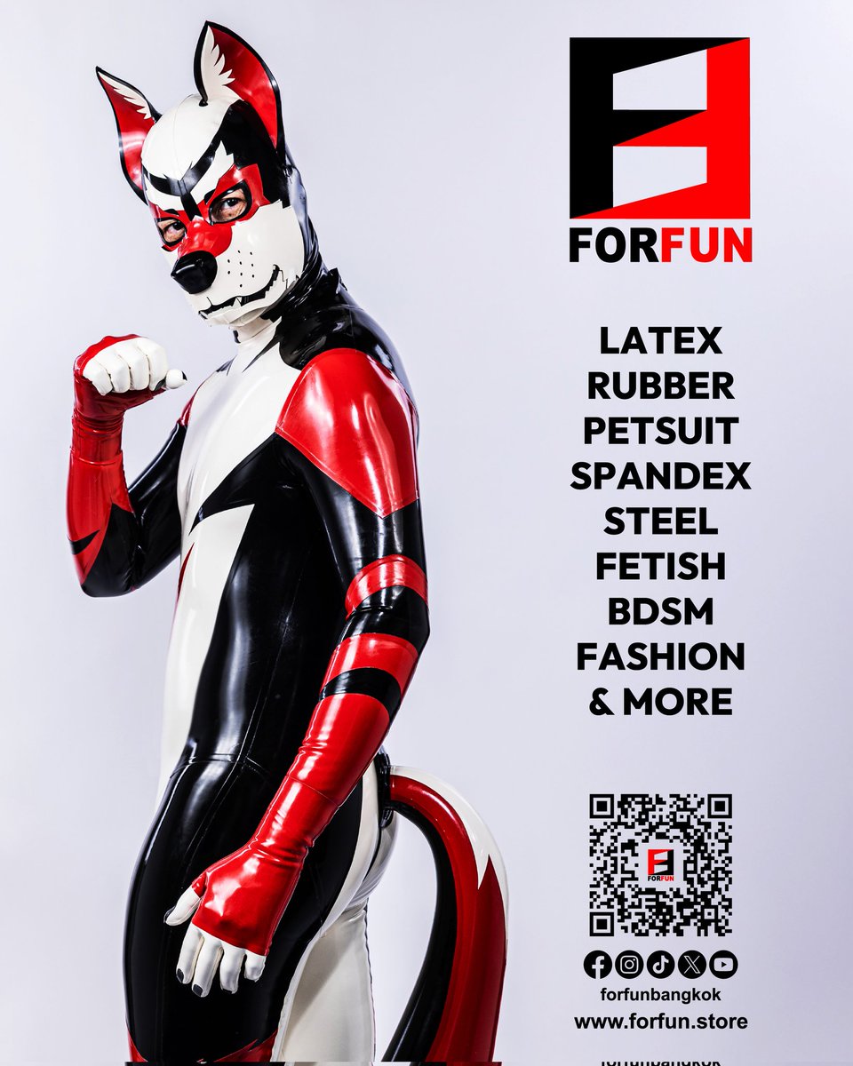 Latex 
Rubber 
PETSUIT 
Spandex 
Steel 
&amp; More 
<a href="/forfunbangkok/">FORFUN</a> 
🛒 forfun.store

#forfunbangkok
