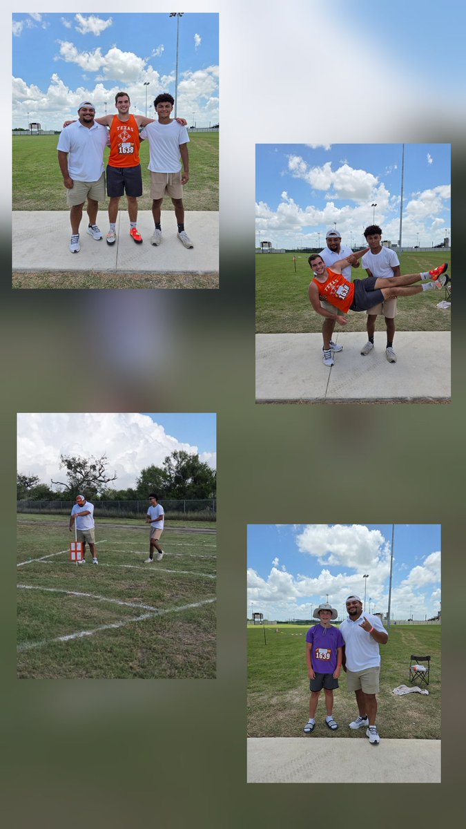 Of course we are working Shot put during summer break. Love that these boys have made friends in the throws community.   #shotput #AAU #TeamPinones #ReedBros