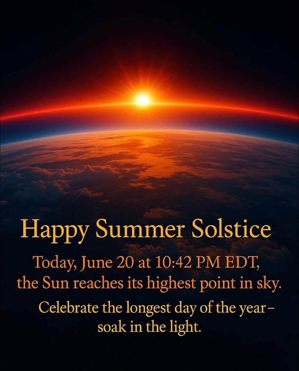 Happy Solstice to everyone 🌞 ☀️ 💛
Soak in the light ✨