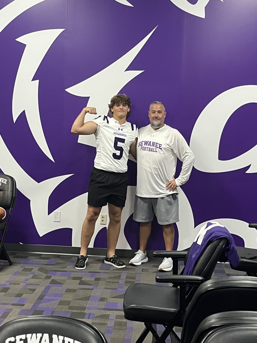 Had a great time up on the mountain with <a href="/SewaneeFootball/">Sewanee Football</a>! Thank you <a href="/CoachMacSewanee/">Andy McCollum</a> for this wonderful experience.  🐅<a href="/ahsbucsfootball/">Allatoona Football</a> <a href="/NwGaFootball/">NwGa Football</a> <a href="/CoachMahan_1/">Fran Mahan</a>